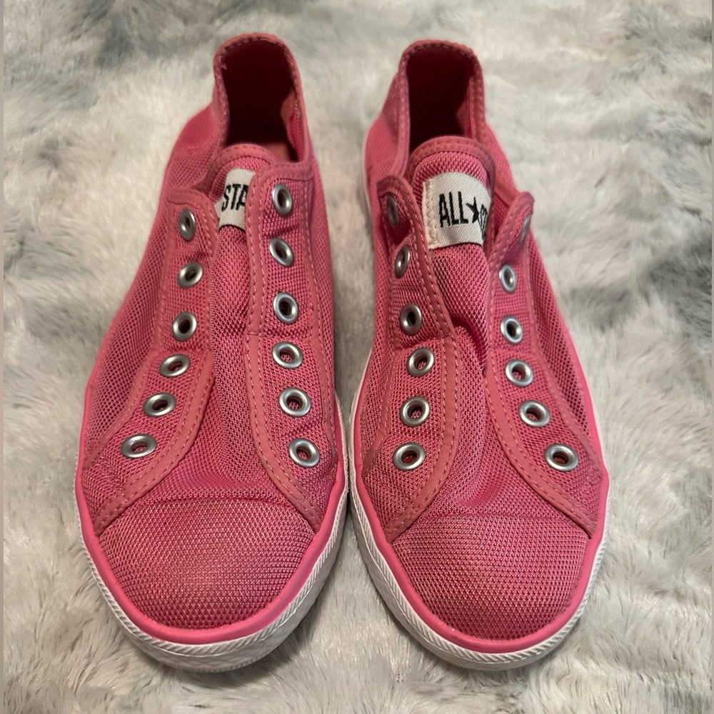 Discontinued Converse All Star breathable Mesh Water shoes slip on shoes in pink